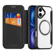 Etui Dux Ducis do iPhone 17, Skin X Pro,  z klapką, do MagSafe, czarne