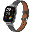 Pasek Skórzany do Xiaomi Redmi Watch 3 Active, Czarny