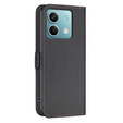 Etui z klapką do Xiaomi Redmi Note 13 5G,BINFEN Wallet, czarne