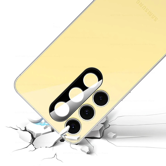 Szkło hartowane na aparat do Samsung Galaxy S24 FE, czarne