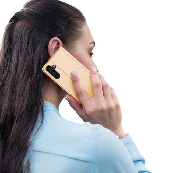 Etui Dux Ducis do Samsung Galaxy A14 4G/5G, Skinpro, złote