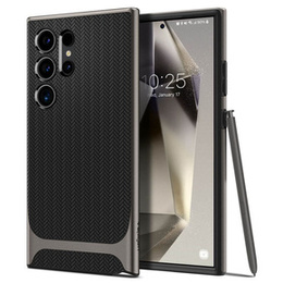 Etui SPIGEN do Samsung Galaxy S24 Ultra, Neo Hybrid, szare