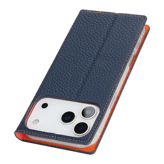 Etui z klapką Litchi Skin Grain do iPhone 17 Pro