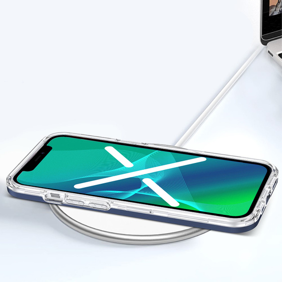 Etui ERBORD do iPhone 13 Mini, Hybrid Frame, Navy Blue