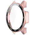 2w1 Etui + Szkło Hartowane do Huawei Watch GT 4 46mm, Różowe rose gold