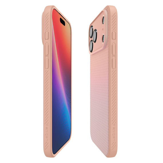 Etui Spigen Liquid Air do iPhone 17 Pro Max, Rose Titanium