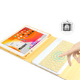 Etui z klawiaturą do iPad 10.2" 2021/2020/2019 (9/8/7 gen.), żółte