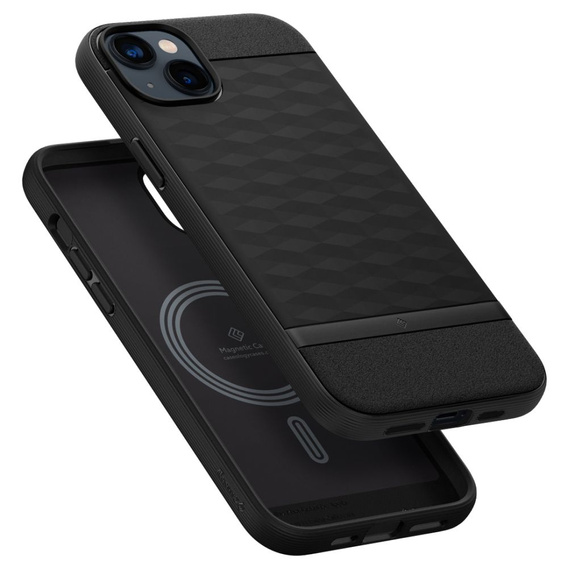 Etui Caseology do iPhone 14 Plus, Parallax MagSafe, Matte Black