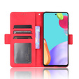Etui z klapką do Samsung Galaxy A52 / A52s, Card Slot, czerwone