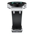Pasek silikonowy do Samsung Galaxy Watch 4/5/6 40/42/43/44/45/46/47mm, Czarny / srebrna klamra