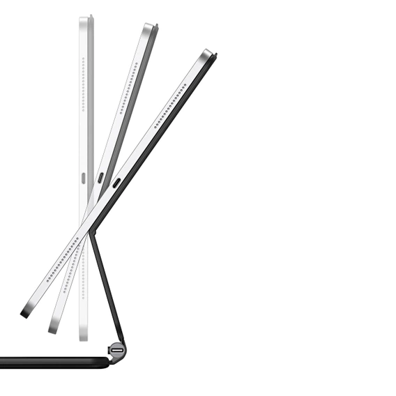 Etui z klawiaturą do iPad Air 10.9" 2022/2020 (5/4 gen.) / Pro 11" 2022/2021/2020/2018 (4/3/2/1 gen.), Dux Ducis MK Series, czarne
