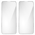 2x Szkło Hartowane do iPhone 15 Plus, ERBORD 9H Hard Glass, szybka