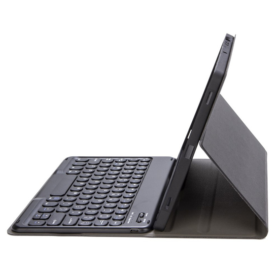 Etui z klawiaturą do iPad 10.2" 2021/2020/2019 (9/8/7 gen.) / Air 10.5" 2019 (3 gen.), Leather Pen Slot, czarne