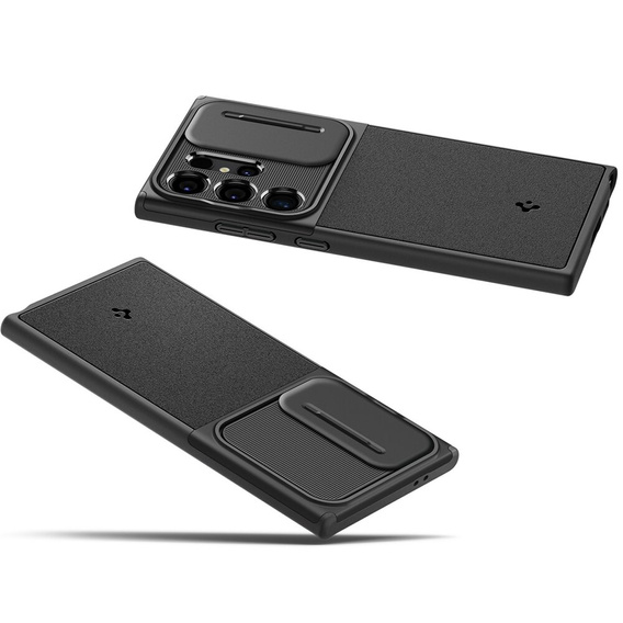 Etui Spigen do Samsung Galaxy S24 Ultra, Optik Armor, Czarne