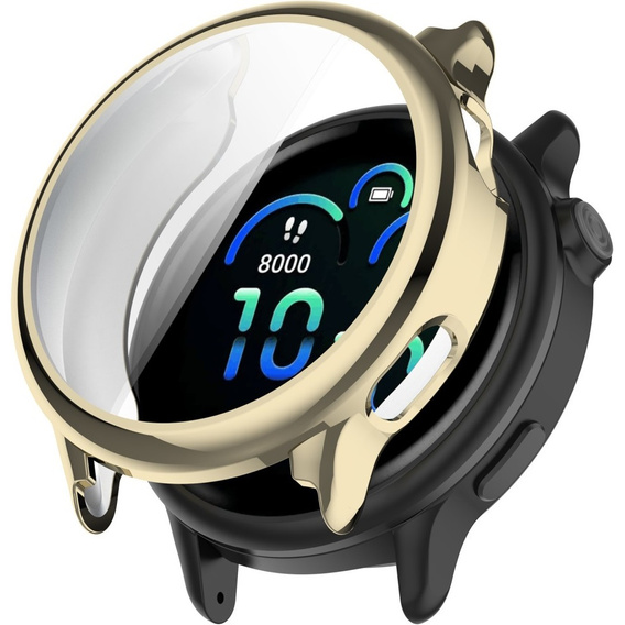 Etui ochronne TPU do Garmin Vivoactive 6 – lekkie i stylowe zabezpieczenie - złote