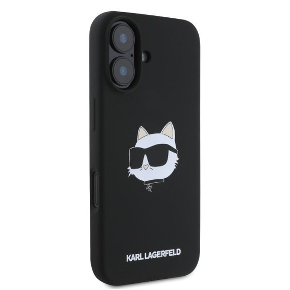 Etui Karl Lagerfeld Silicone Choupette Head Print do iPhone 16