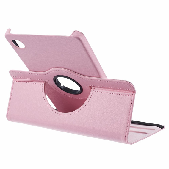 Etui do Samsung Galaxy Tab A9, Obrotowe 360, różowe