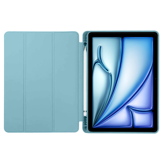 Etui do iPad Air 11" 2025/2024 (7/6 gen.), Smartcase z miejscem na rysik, niebieskie