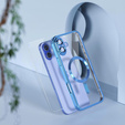 Etui do iPhone 16 Plus, Electro MagSafe, niebieskie + Szkło na ekran
