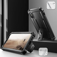Etui pancerne do iPhone XS Max, Dexnor Full Body, czarne