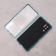 Etui do Huawei P30 Pro, ERBORD Glass Armor Leather, niebieskie