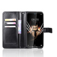 Etui z klapką do Oukitel WP6, Crazy Horse Wallet, czarne