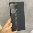 Etui do Samsung Galaxy S23 Ultra, Carbon Fiber MagSafe, czarne