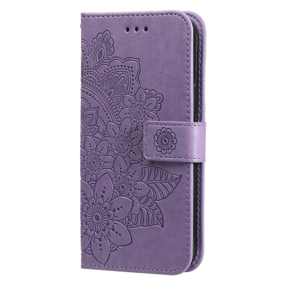 Etui z klapką do Samsung Galaxy A54 5G, Mandala, fioletowe