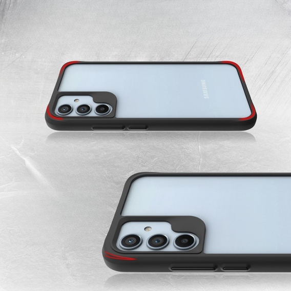 Etui do Samsung Galaxy A34 5G, Fusion Hybrid, przezroczyste / czarne