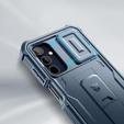 Etui pancerne do Samsung Galaxy A15, Dexnor Full Body (Two Frames), niebieskie