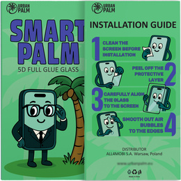 Szkło hartowane 5D Full Glue Smart Palm do Motorola Moto G35 5G