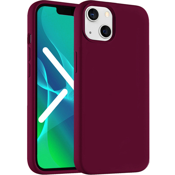 Etui do iPhone 14, Silicone Lite, czerwone