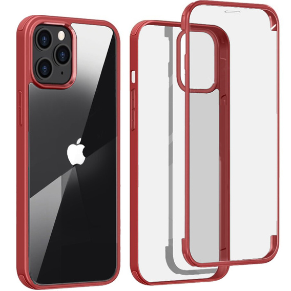 Etui do iPhone 12 / 12 Pro, ERBORD Guardian, czerwone