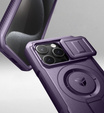 Etui Dexnor do iPhone 15 Pro – z MagSafe i osłoną aparatu - fioletowe