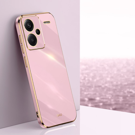 Etui do Xiaomi Redmi Note 13 Pro+, Glamour CamShield, fioletowe