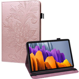 Etui do Samsung Galaxy Tab S7, Stylish Flower, różowe