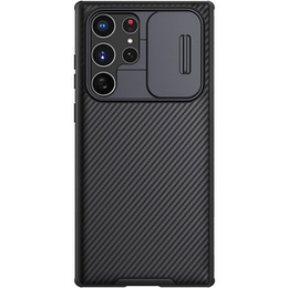 Etui do Samsung Galaxy S22 Ultra, pancerne Nillkin, CamShield Pro, Czarne
