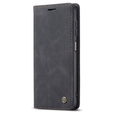 Etui CASEME do Samsung Galaxy A04S / A13 5G, Leather Wallet Case, czarne