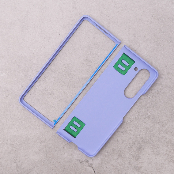 Etui do Samsung Galaxy Z Fold5 5G, z rączką, fioletowe