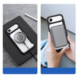 Etui Dux Ducis do iPhone 17 Air, Skin X Pro,  z klapką, do MagSafe, czarne