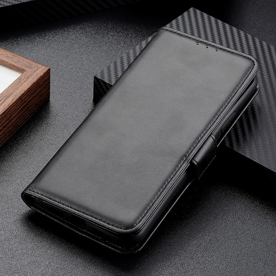 Etui z klapką do Motorola Moto E13, Wallet, czarne