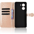 Etui z klapką do Xiaomi Redmi A5, Wallet Rhombus, różowe