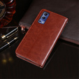 Etui IDEWEI Wallet do Vivo Y52 5G / Y72 5G, Brown