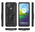 Etui pancerne do Motorola Moto G9 Power, Nox Case Ring, czarne