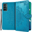 Etui z klapką do Samsung Galaxy M23 5G / M13, Mandala, niebieskie
