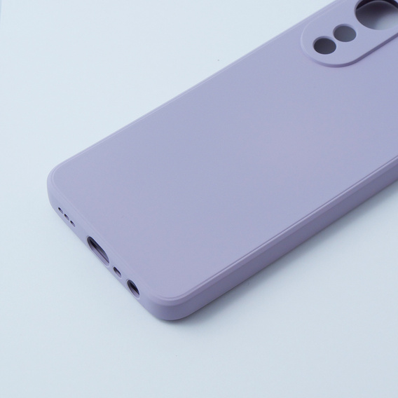 Etui do Oppo A78 4G, Silicone Lite, fioletowe
