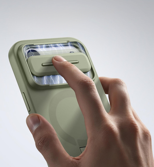 Etui do iPhone Air, Suritch Shockproof, do MagSafe – zielone