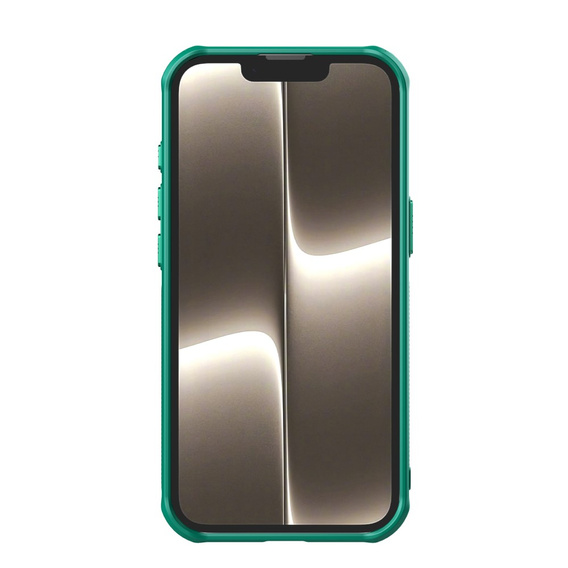 Etui do iPhone 16e, pancerne Nillkin, Icelade Prop, do Magsafe, zielone