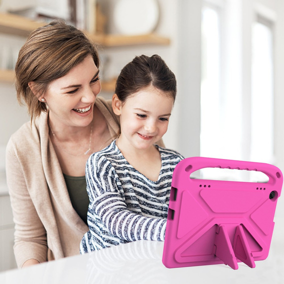 Etui dla dzieci do Lenovo Tab M10 10.1 Gen 3, dziecięce z uchwytem, Różowe