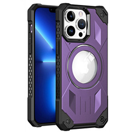 Etui do iPhone 14 Pro Max, Heavy Duty MagSafe, fioletowe